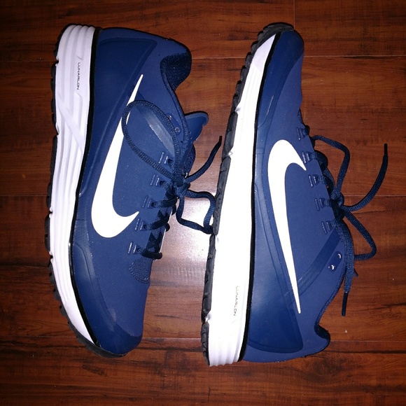 blue nike turf shoes